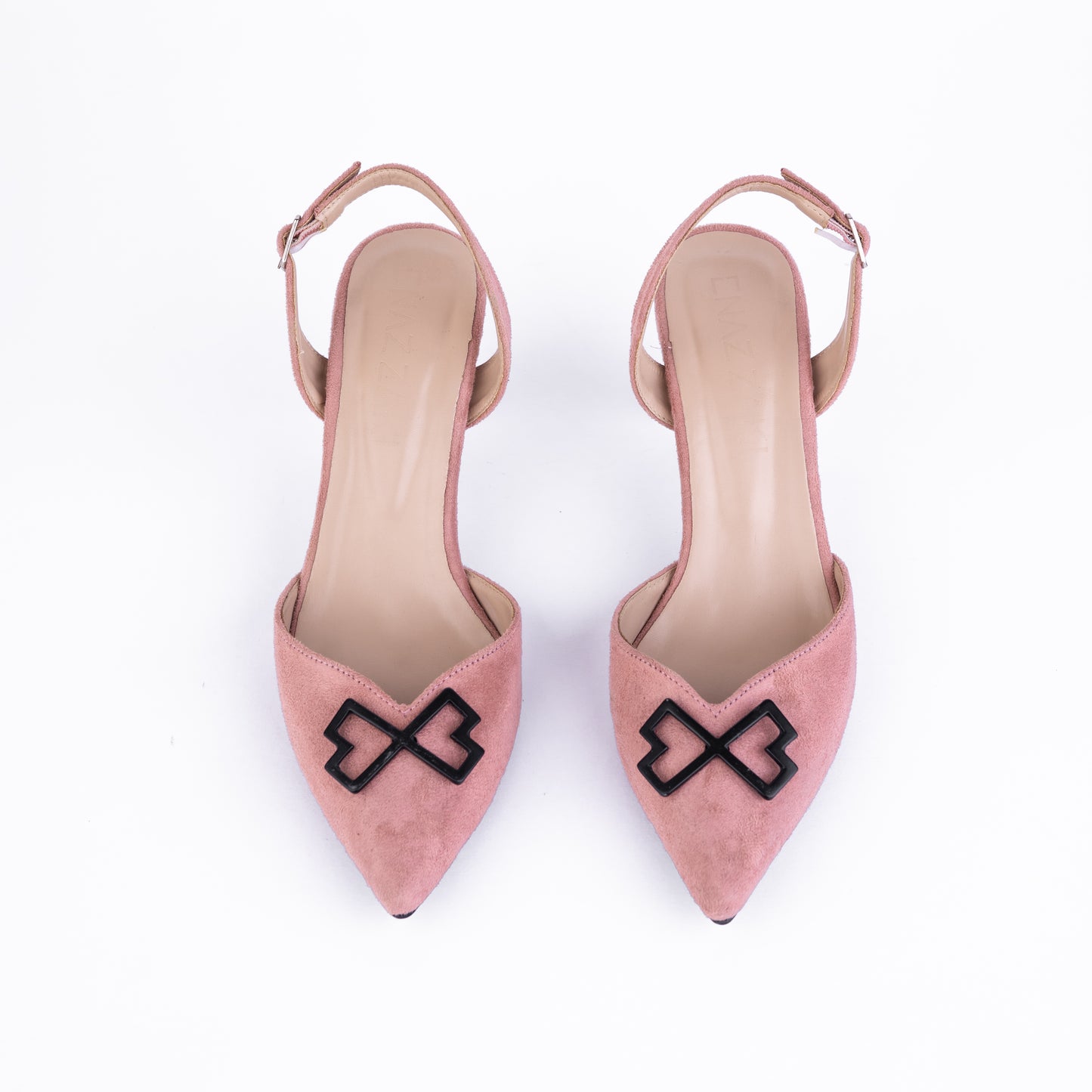 Pink slingback heels