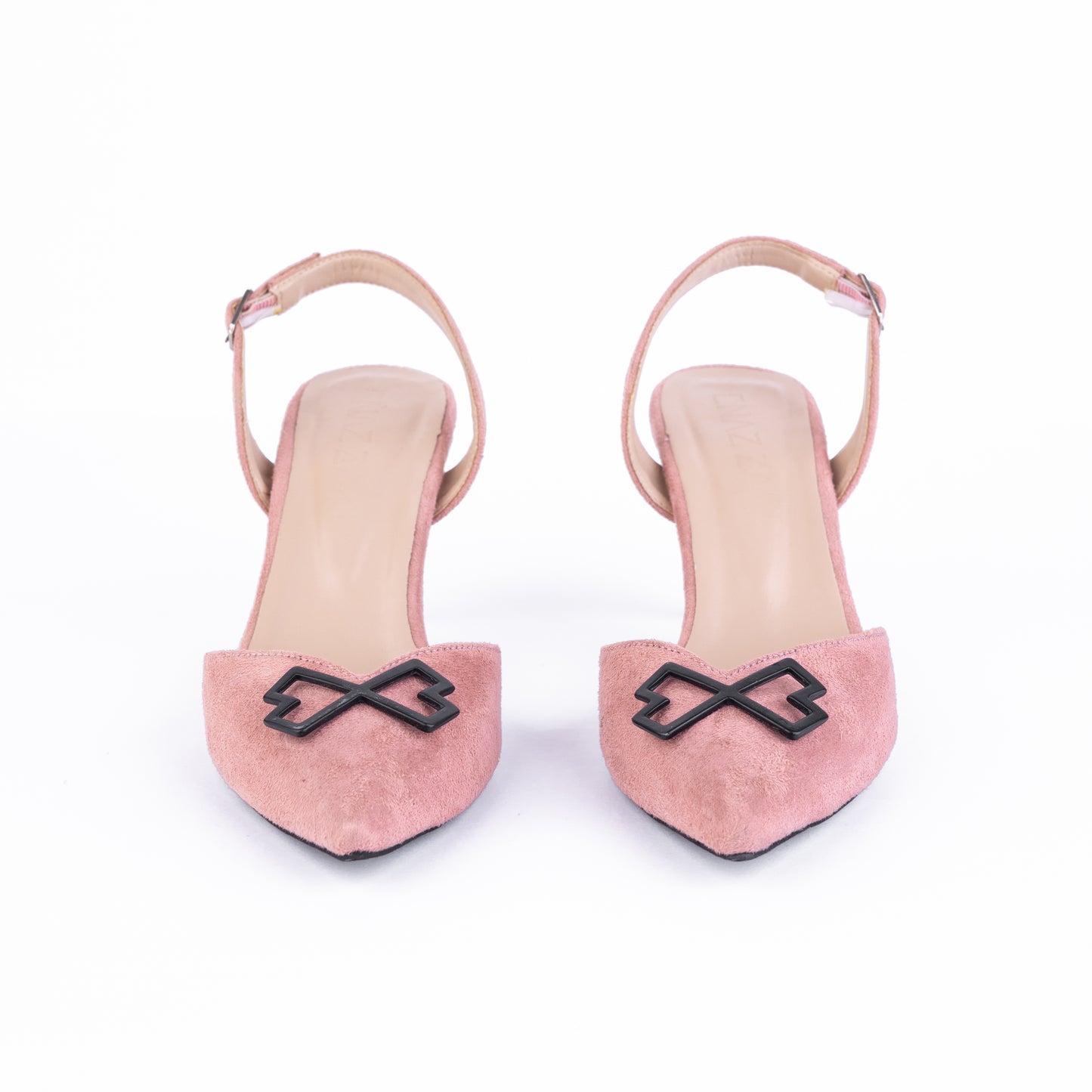 Pink slingback heels